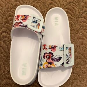 Mia Slide Sandal Size 6 Floral